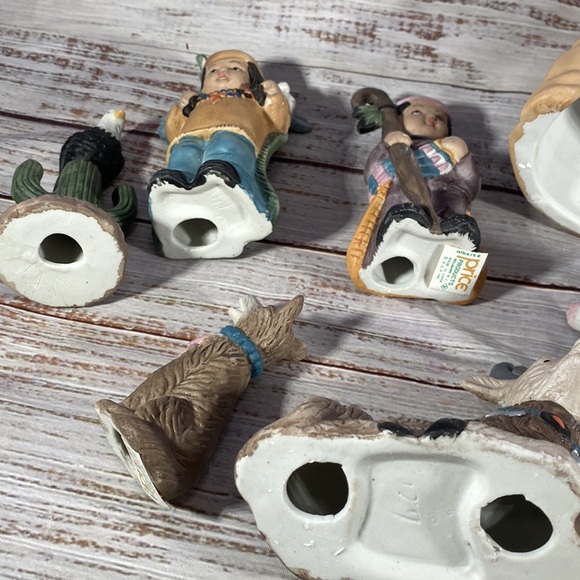 Vintage 13 Piece Native American Nativity Set - Picture 11 of 16